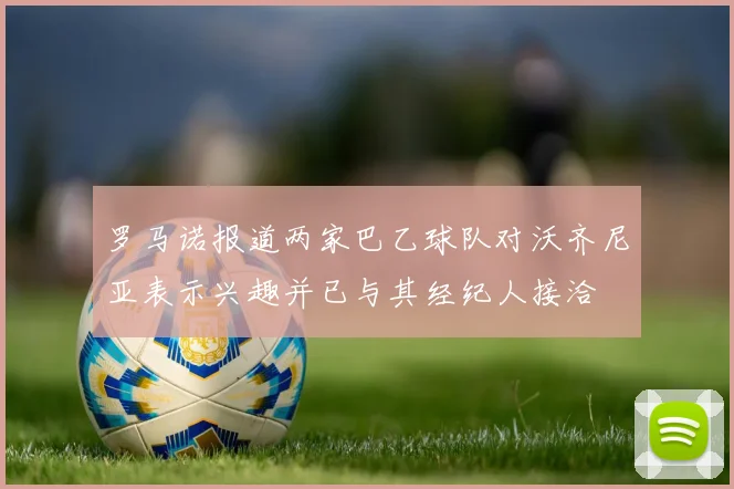 罗马诺报道两家巴乙球队对沃齐尼亚表示兴趣并已与其经纪人接洽
